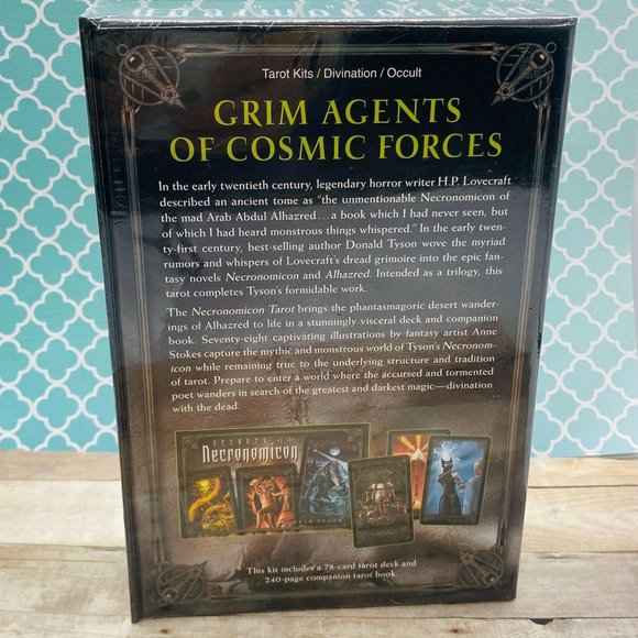 Necronomicon Tarot 78 Visceral Cards Deck and 240 - Picture 2 of 8